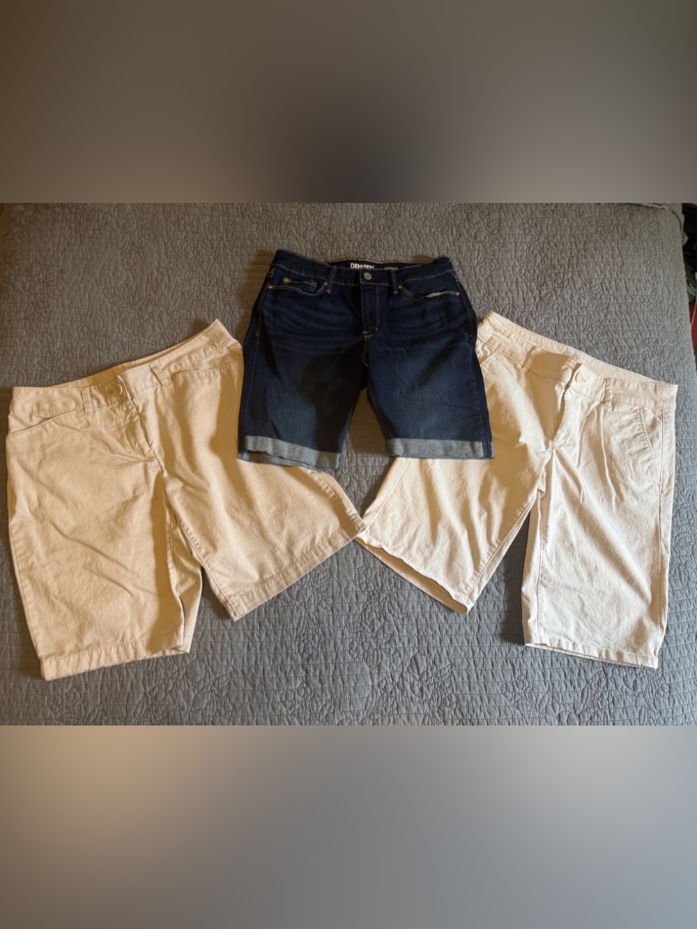 Bundle of 3 pair Women’s shorts, 2 pair LOFT & 1 pair Levi's  - size 8